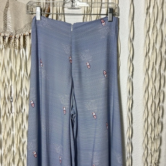 CLC | Cory Lynn Calter Wide Leg Pant Boat Print Size Small - Picture 8 of 10